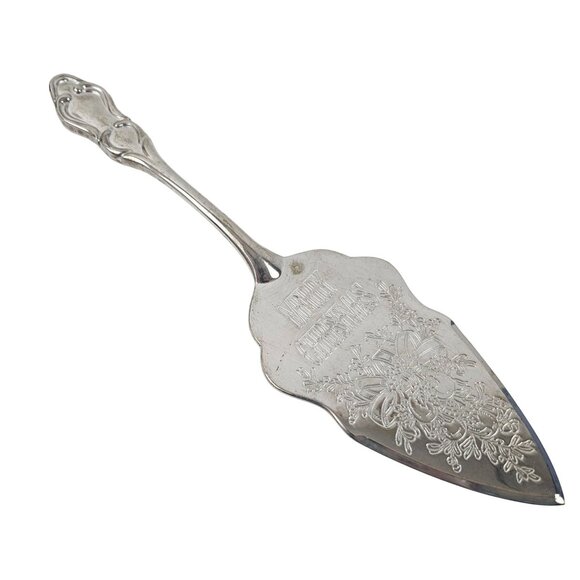 Christmas Spreader Knives Cake Server Santa Snowman Holiday Flatware Lot Charcut - Picture 2 of 12